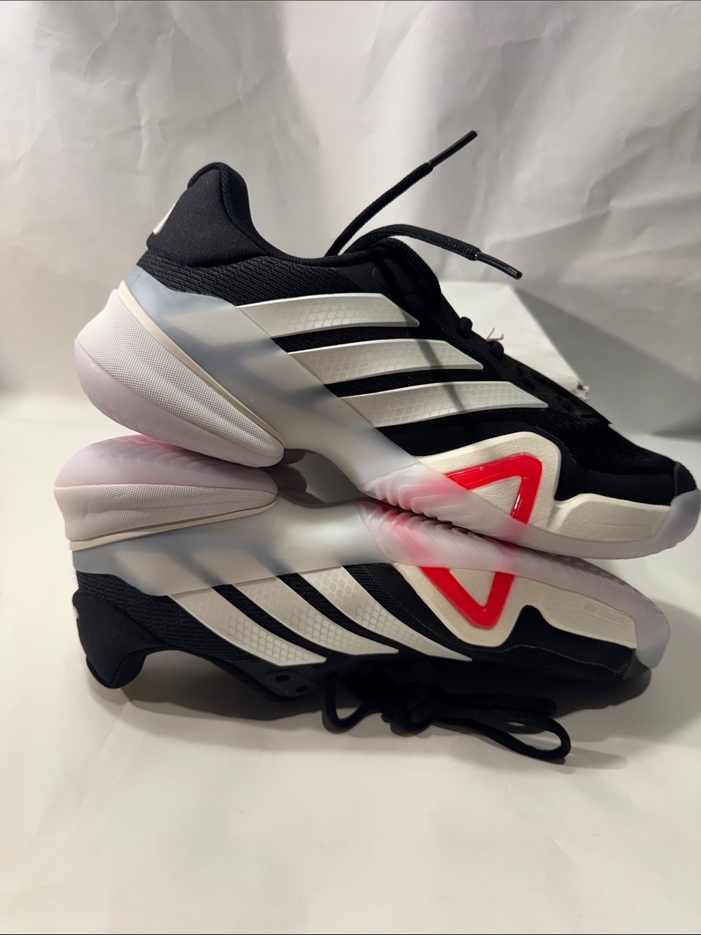 Adidas Barricade 14 Men’s Tennis Shoes Size 8 Black White Red NWT